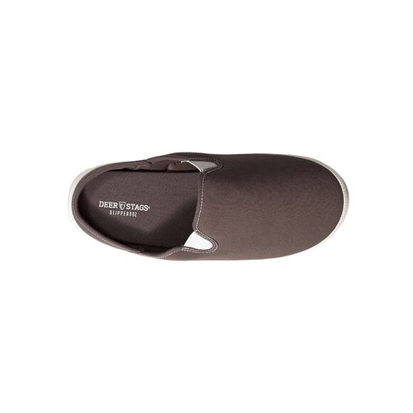 DEER STAGS  Mens Gray Removable Insoles Spike Slippers Shoes 12 M - Picture 3 of 4